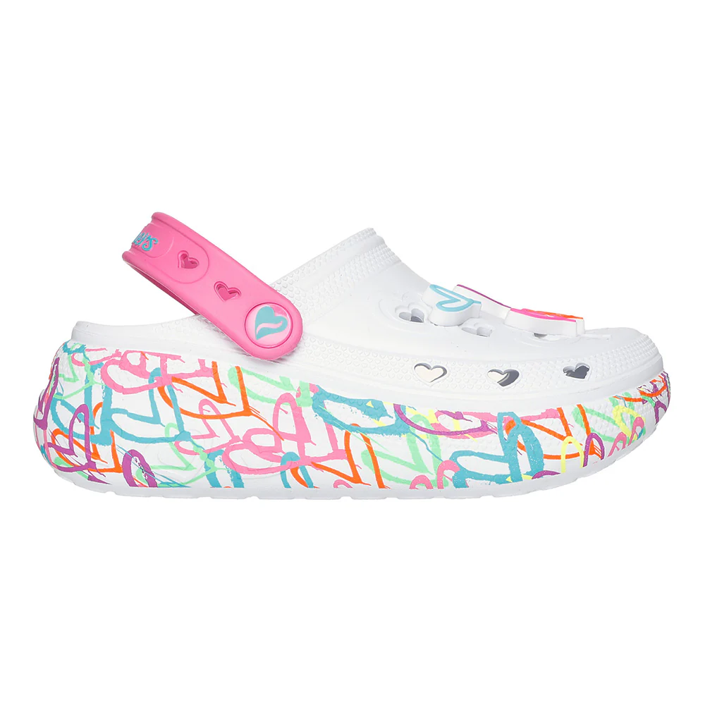 SKECHERS x JGoldcrown: Foamies Cutie Pops – Love Pop Girls Sandals