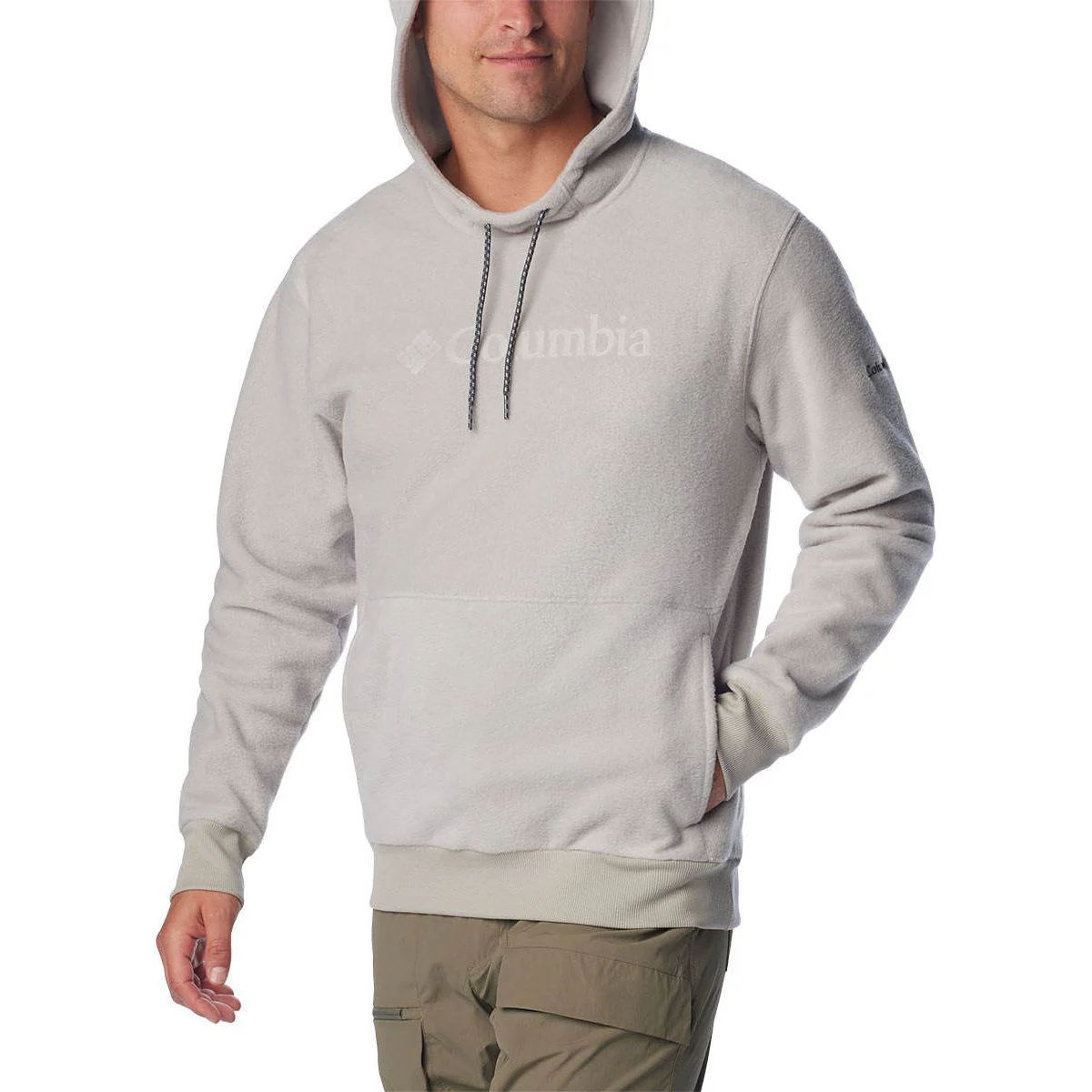 Мужское худи Columbia Steens Mountain™ — цвет серый, размер 2XL (американский размер)