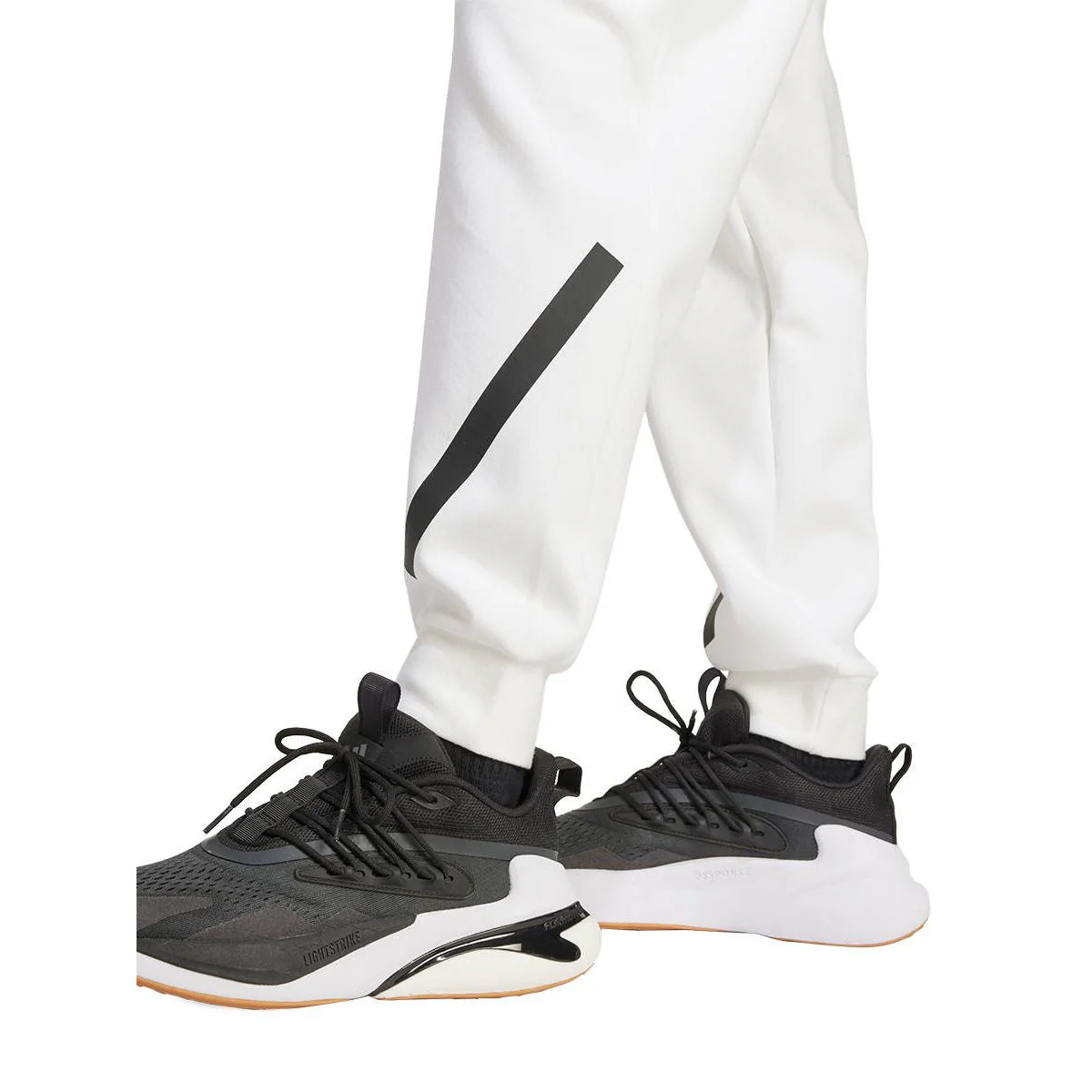 Мужские повседневные брюки Adidas Z.N.E. Tracksuit — цвет белый, размер 2XL (азиатский размер)