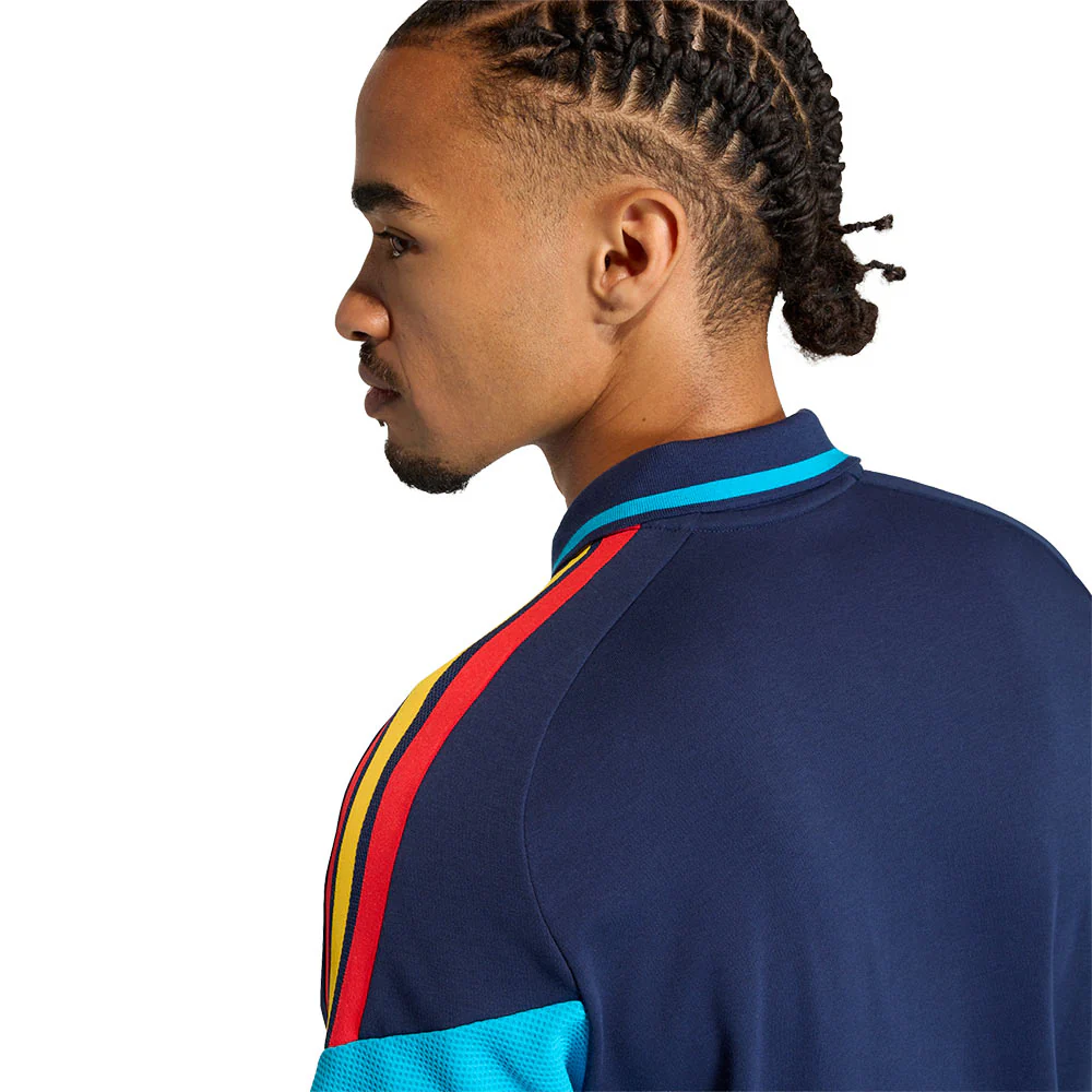 Мужской поло Adidas Spain 2026 Tiro Football — цвет синий, размер 2XL (UK SIZE)