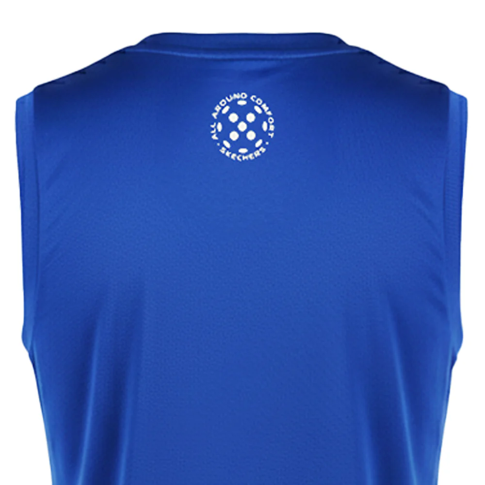 Skechers Basketball Sleeveless Tee Boys Tank — цвет синий, размер 2XL (американский размер)