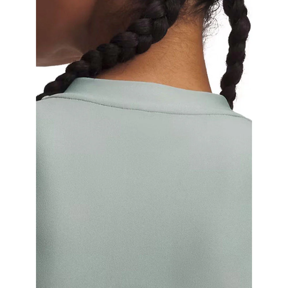 UNDER ARMOUR HeatGear® Rib ¼ Zip Long Sleeve Women's Compression - Green - L (US SIZE)