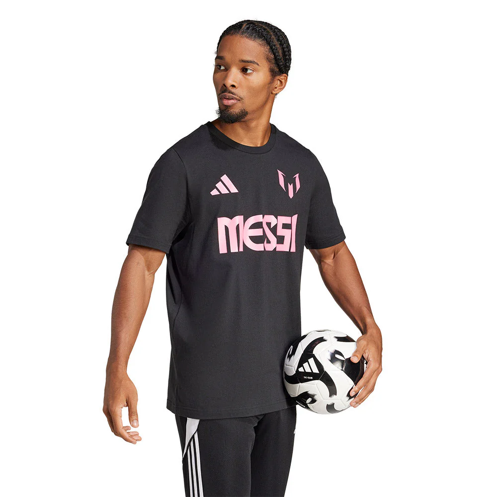 ADIDAS Messi Name and Number Graphic Men's Football T-Shirt