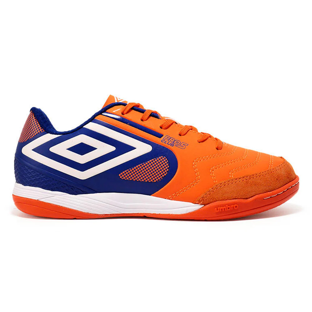 UMBRO Club 5 Bump Men's Futsal Shoes - Orange - US 10