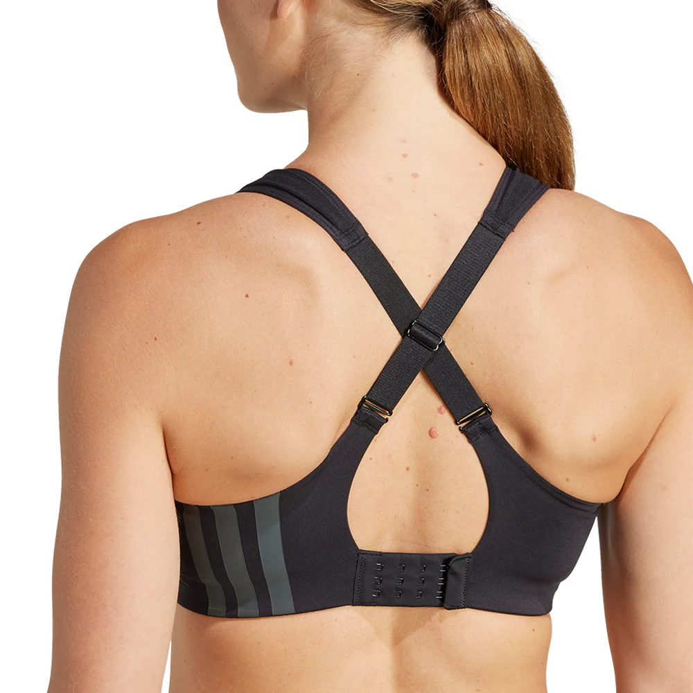 ADIDAS TLRD Impact Training High Support Women's Sports Bra - Black - L AA-B