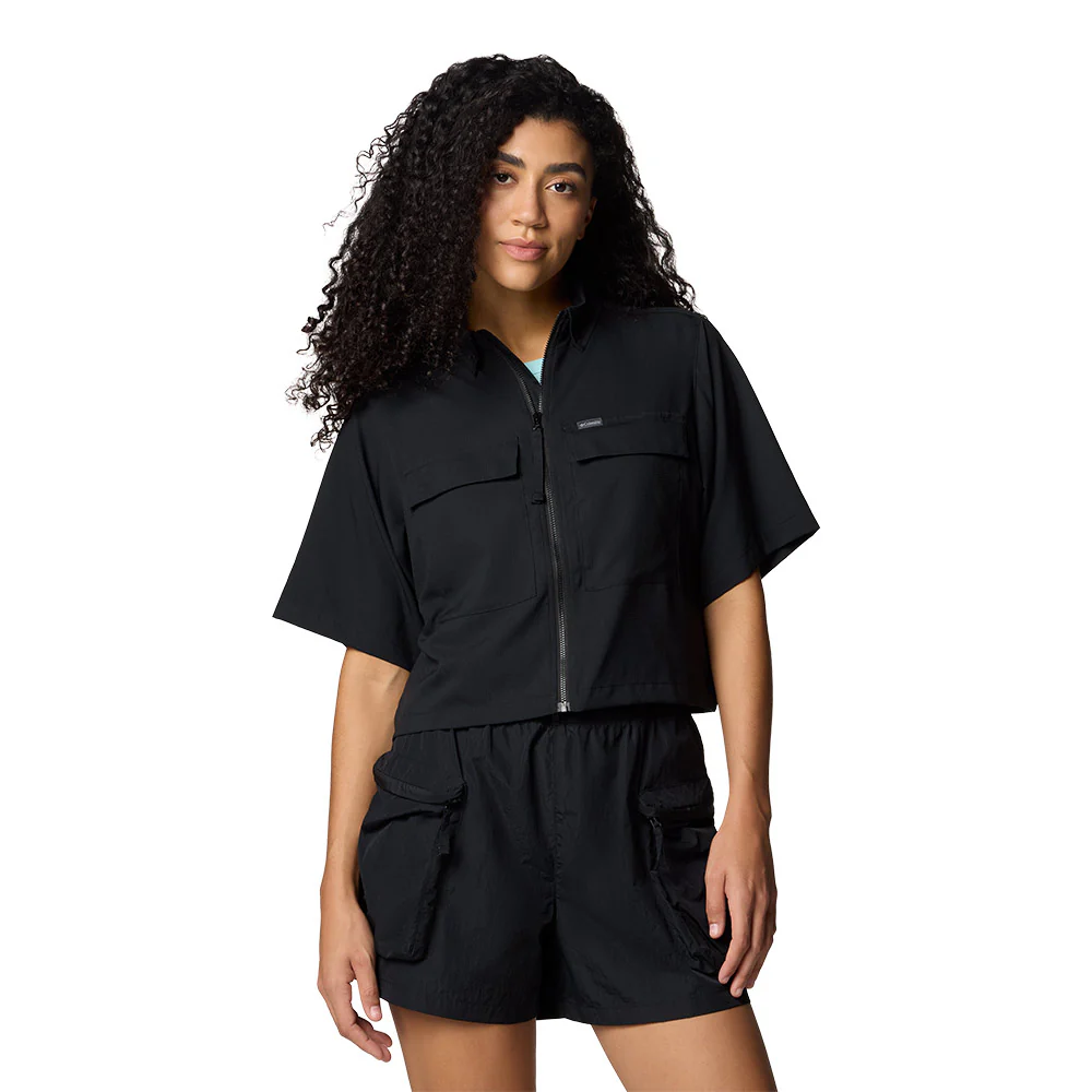 COLUMBIA Elevated View™ Utility Women's Shirt - Black - L (US SIZE)