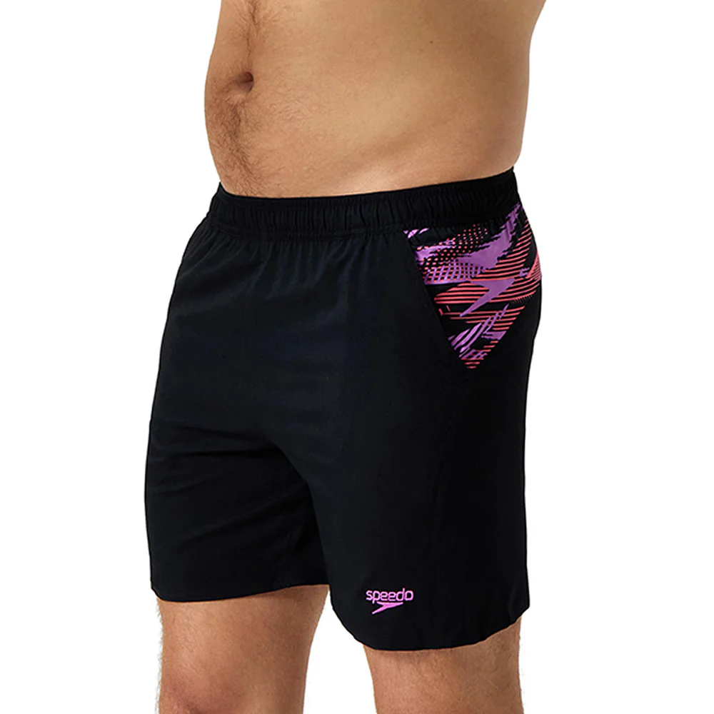SPEEDO Mens XPRESS LITE Panel 16" Men's Watershorts - Black - 2XL (UK SIZE)