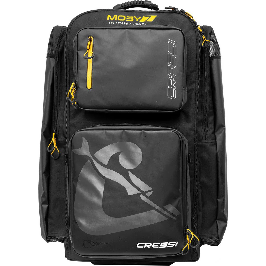 CRESSI Moby 7 Trolley Bag - Black - One Size - Black