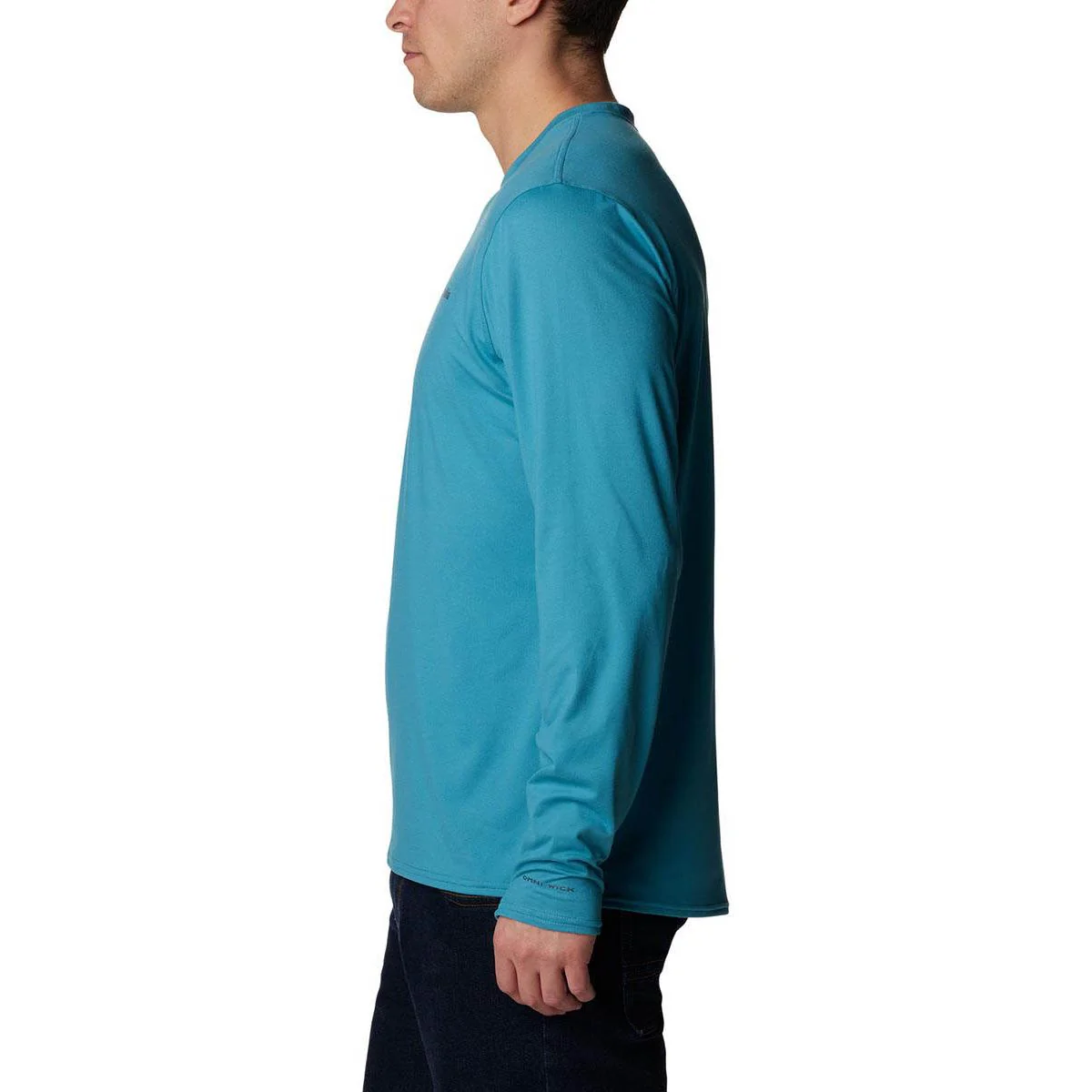 COLUMBIA Tech Trail Long Sleeve Crew II Men's Hiking Sweatshirt - Blue - 2XL (US SIZE)