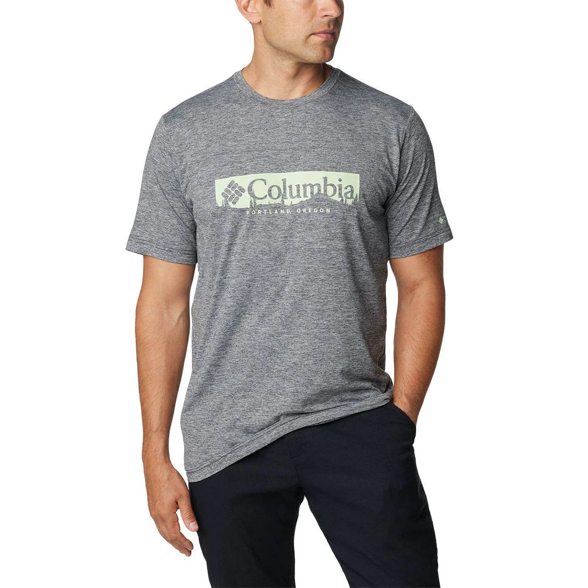 COLUMBIA Kwick Hike™ Graphic Men's T-Shirt - Black - 2XL (US SIZE)