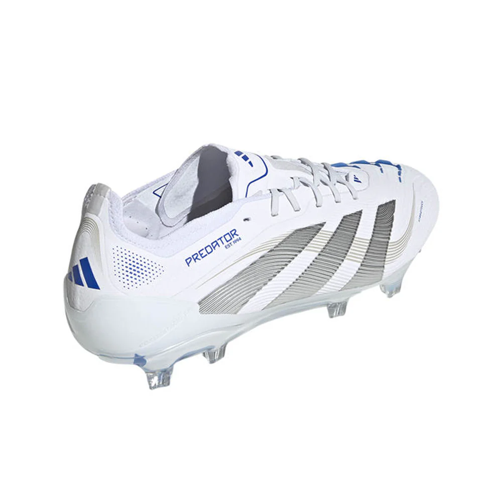 Мужские футбольные бутсы Adidas Predator Elite Fg — цвет белый, размер UK 10
