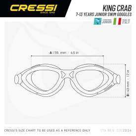 CRESSI Crab Kid Goggles - Multi color - One Size - Lilac
