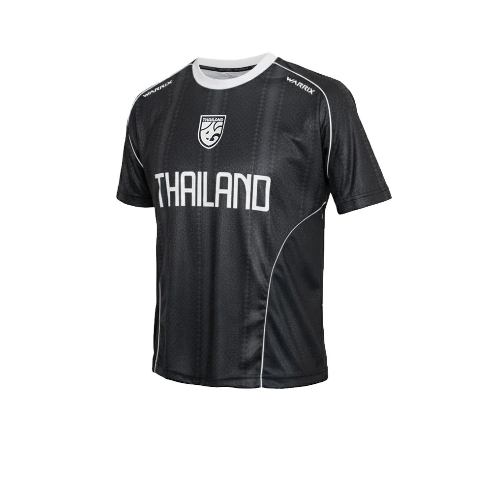 WARRIX Thailand Lifestyle Oversize Unisex Football Jersey - Black - 2L