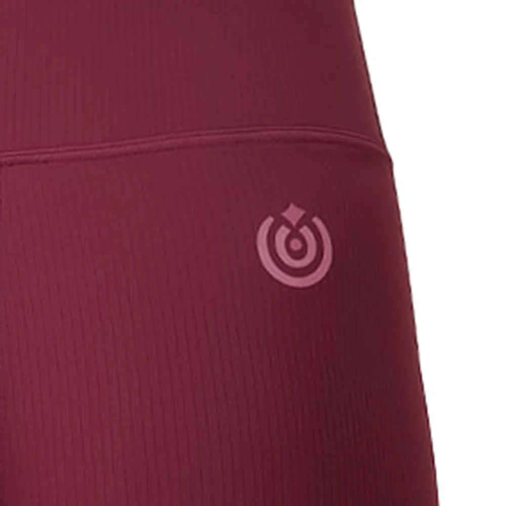 Женские тренировочные легинсы Energetics Oloe 1/2 — цвет красный, размер L (EU SIZE)