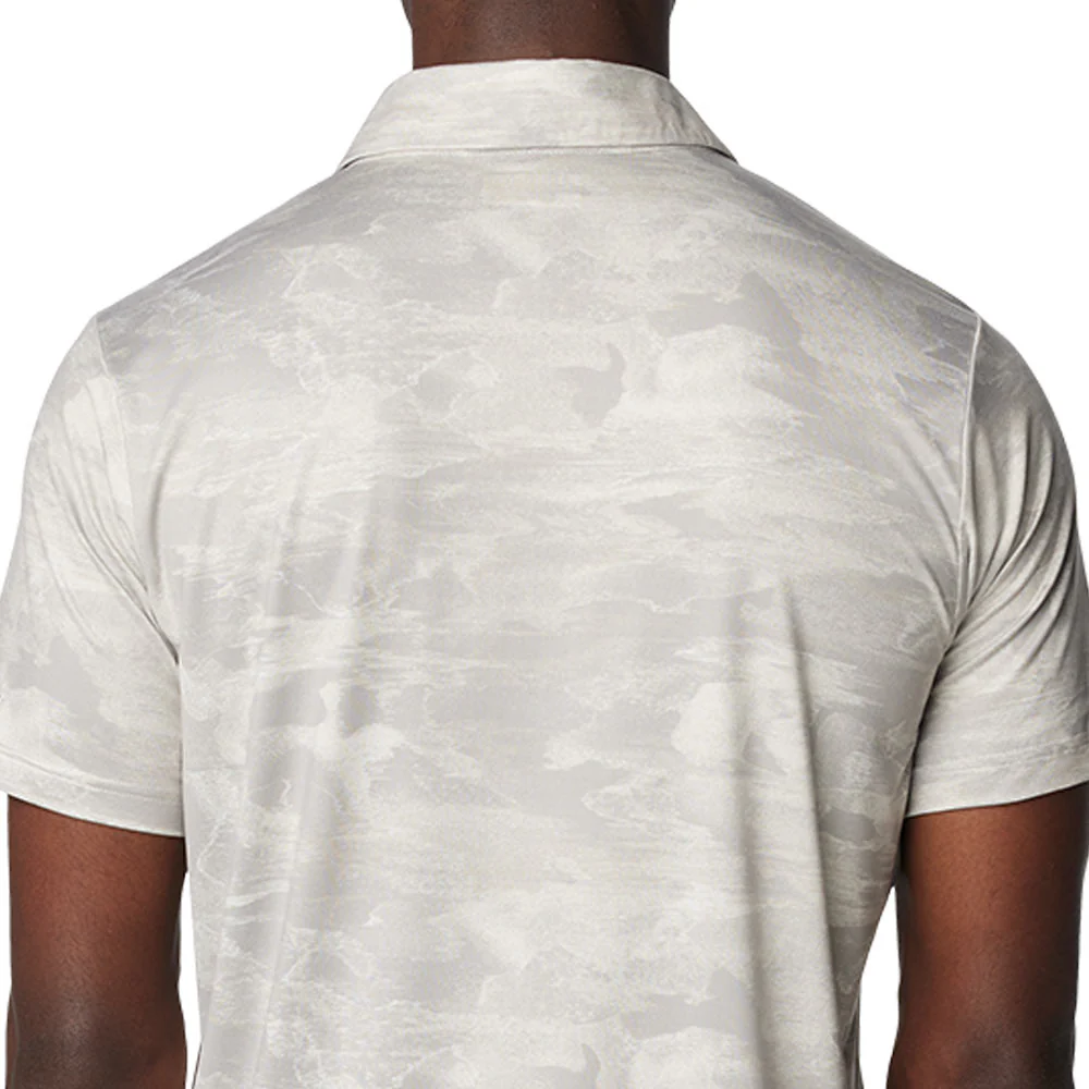 Мужской поло Columbia Tech Trail™ Novelty Hiking — цвет бежевый, размер 2XL (американский размер)