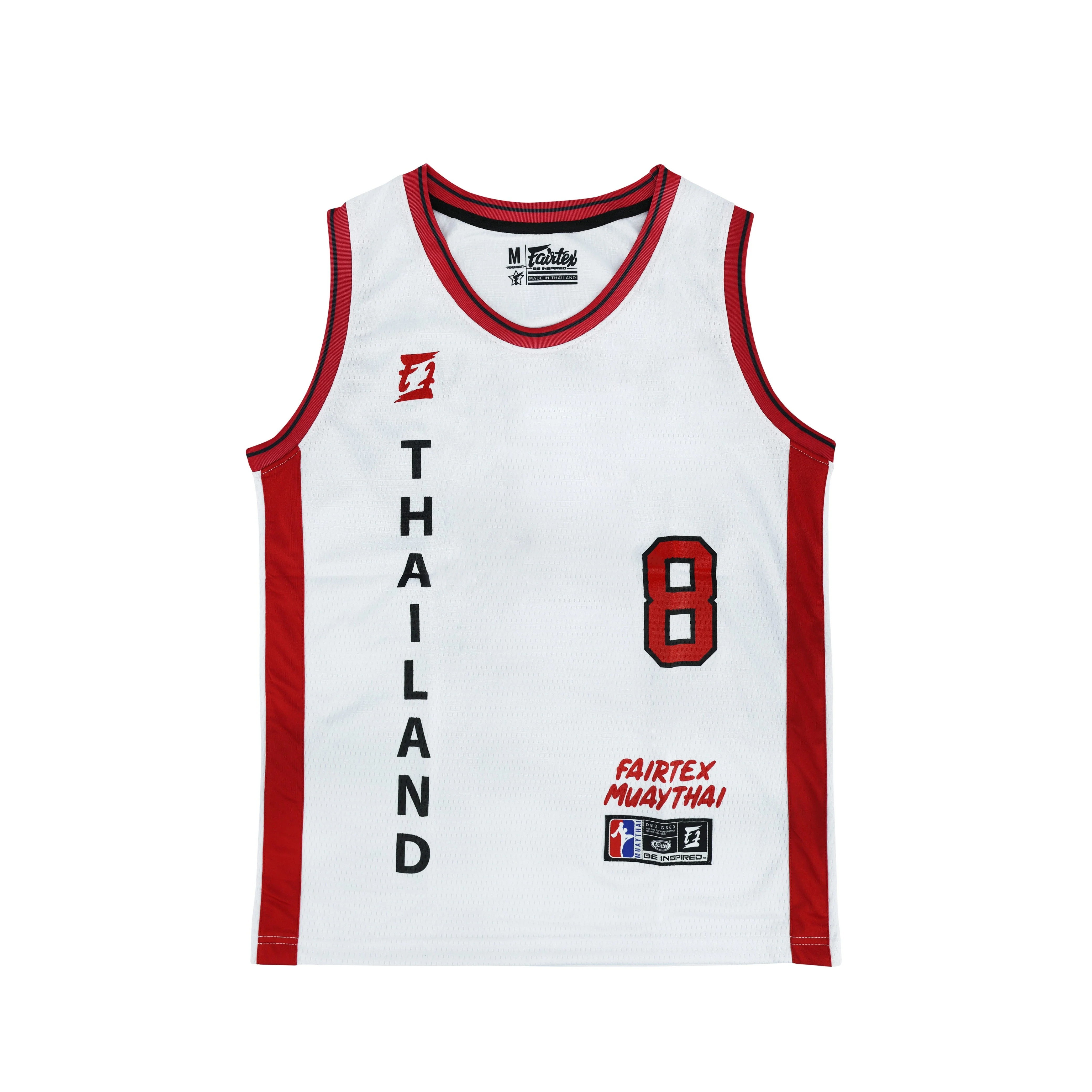 Fairtex Basketball Jersey - JS34 - White - White - L
