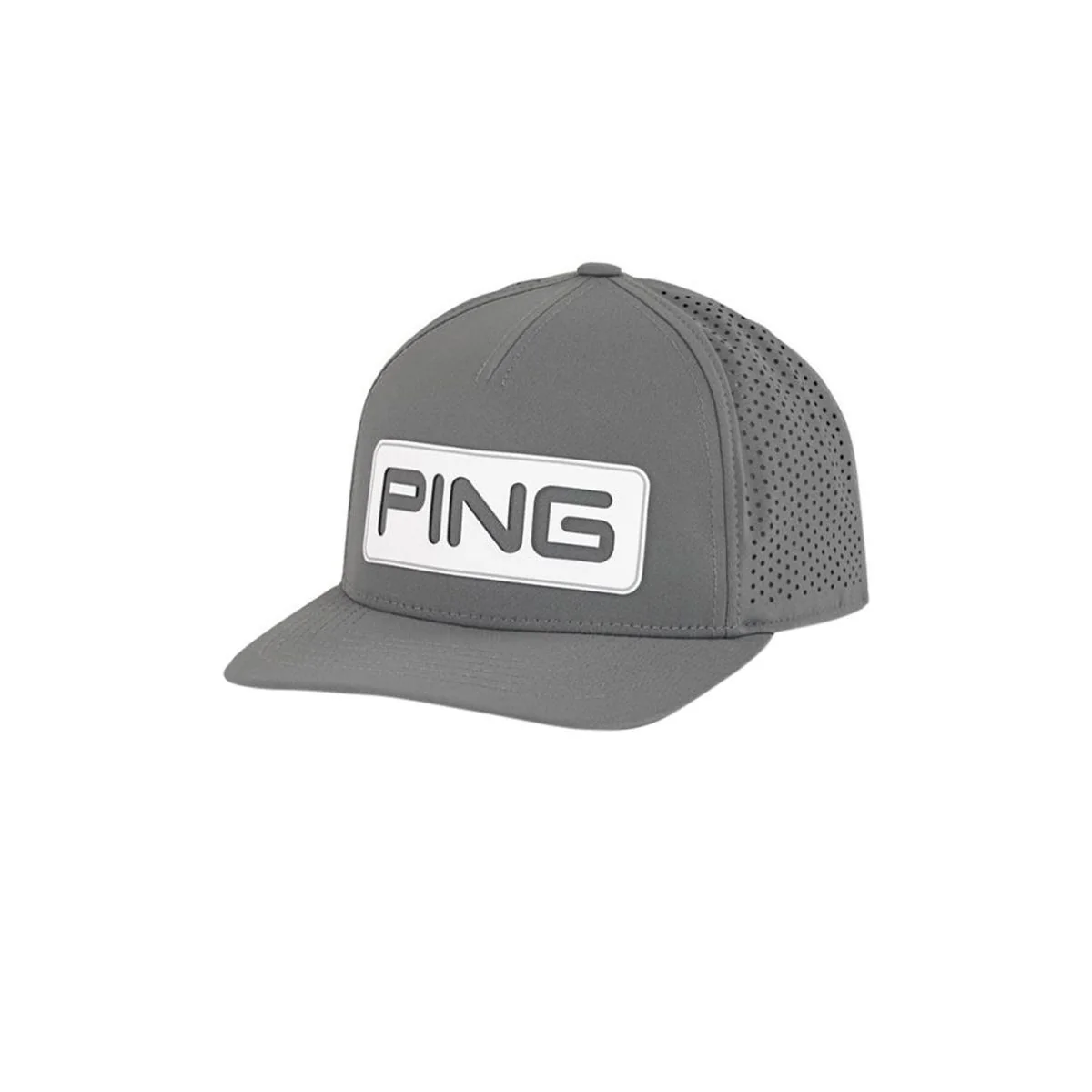 PING Tour Vented Delta Men's Golf Cap - Grey - ONE SIZE