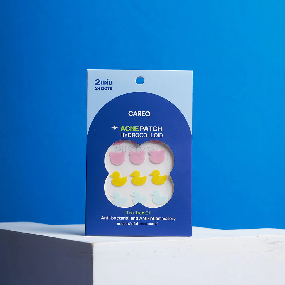 CAREQ Acne Patch Hydrocolloid 24 Dots - #Bear Duck4A