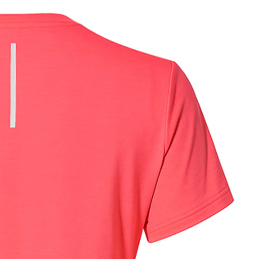 REEBOK Pink Women's Running T-Shirt - Pink - L (US SIZE)