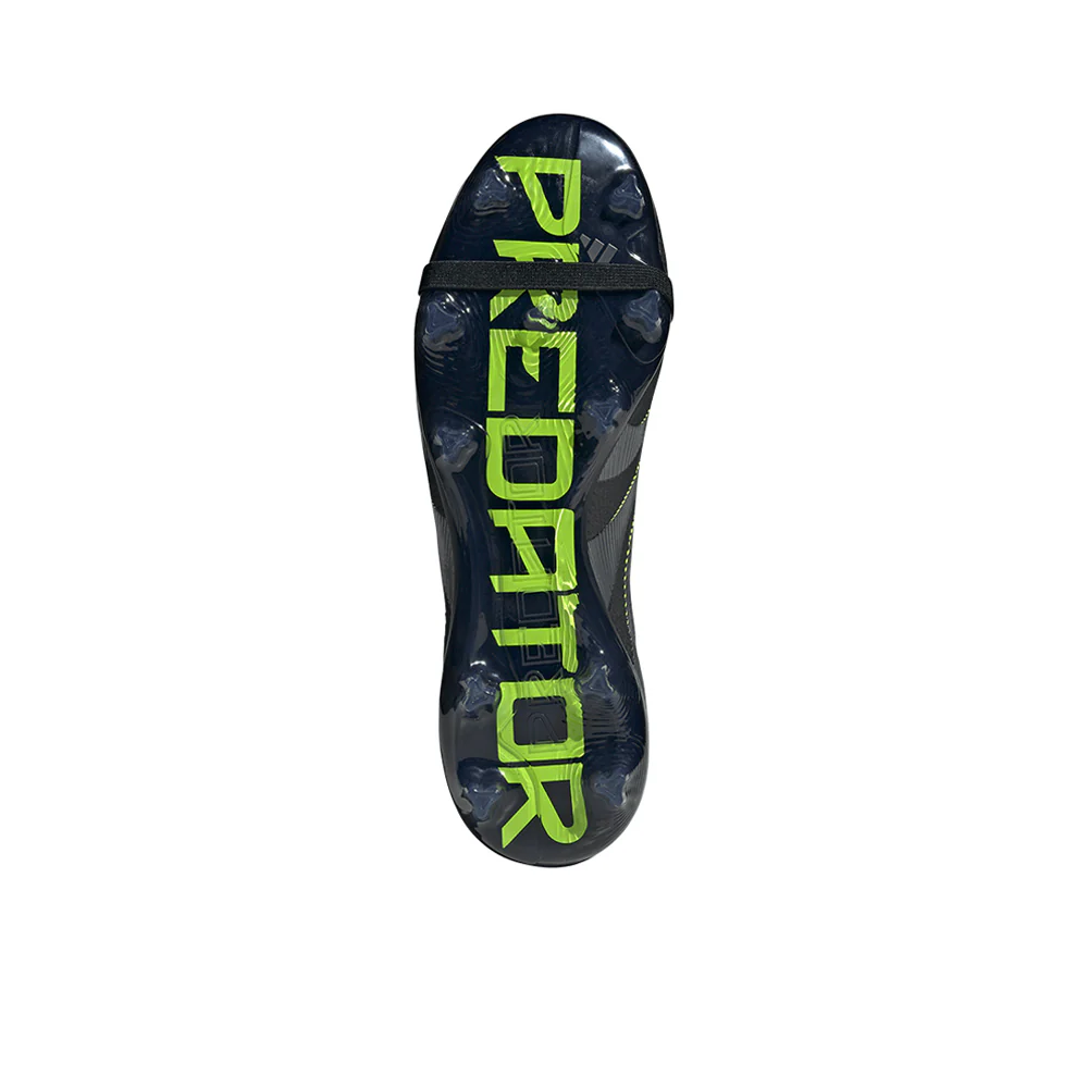 ADIDAS Predator Pro Fold-Over Tongue FG Men's Football Shoes - Black - UK 10