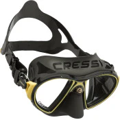 CRESSI Zeus Mask - Multi color - ONE SIZE - BLACK/FRAME BLACK