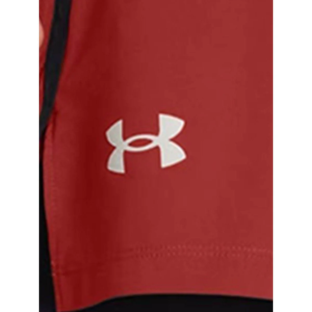 Мужские беговые шорты Under Armour Launch 2-in-1 5 — цвет оранжевый, размер L (американский размер)