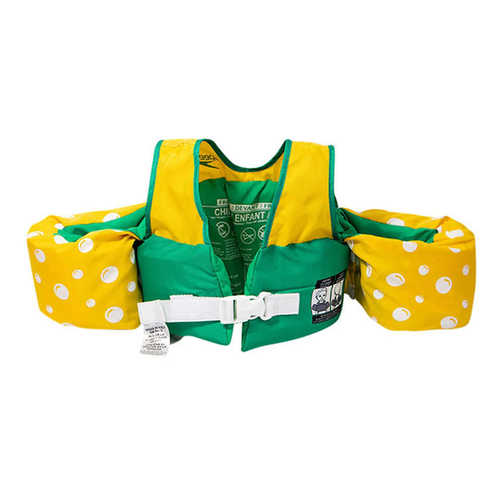 Speedo Paddle Pals Kids Life Vest — цвет зеленый, размер единый размер