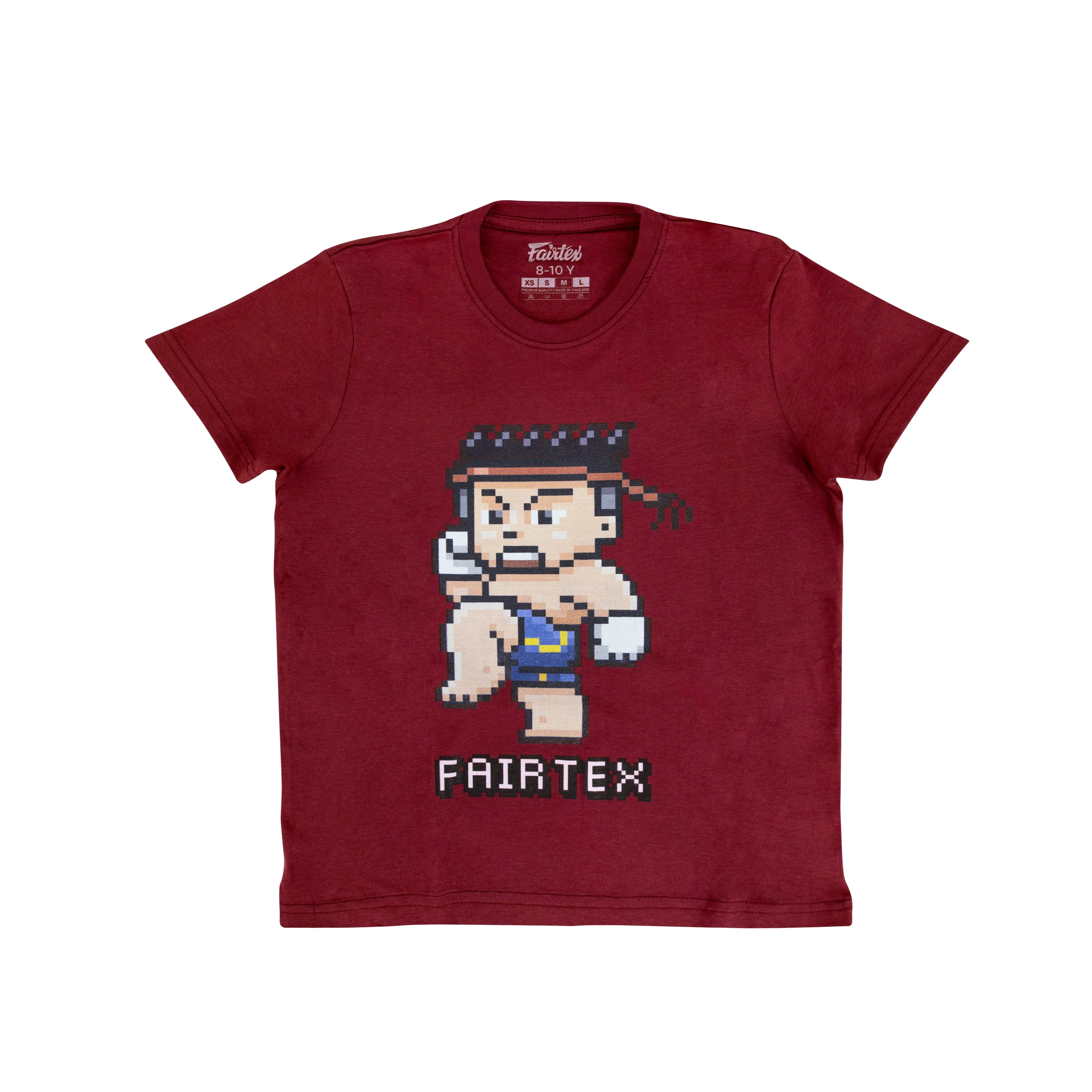 Fairtex Kids T-Shirts - TSTK08 - Red - Red - 10-12 yrs
