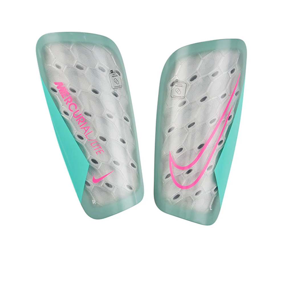 NIKE Mercurial Lite Unisex Football Shin Guards - Grey - L (US SIZE)