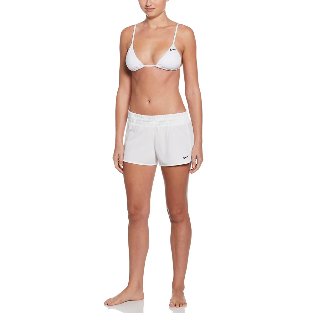 Женские шорты Nike Cover-Up Swim — цвет белый, размер L (американский размер)