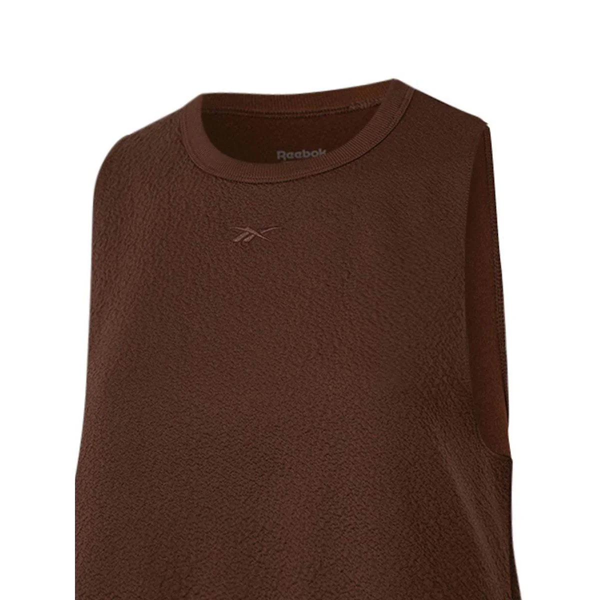 REEBOK Studio Texture Trend Women's Training Tank - Brown - L (US SIZE)