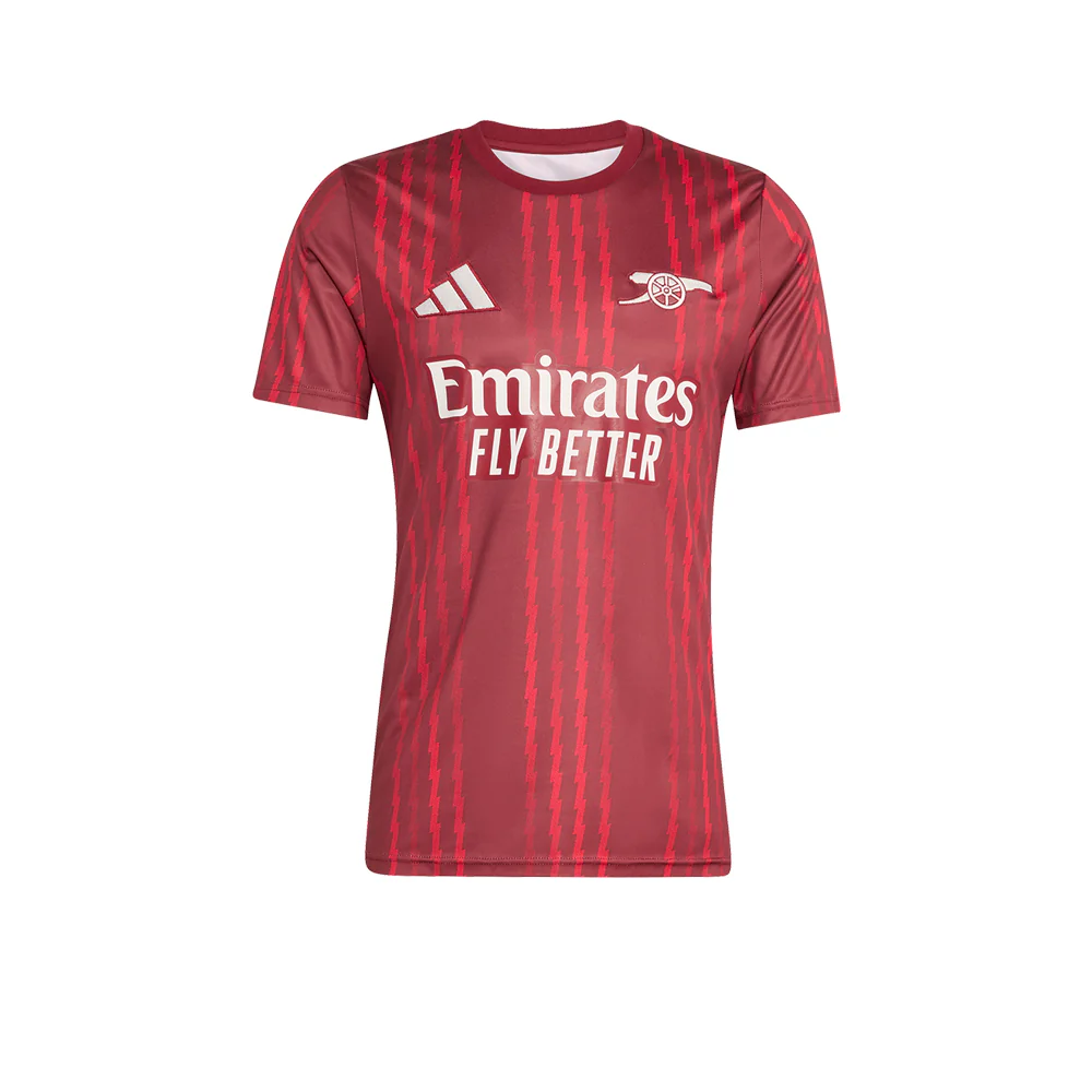 Мужская джерси Adidas Arsenal Pre-Match 2025/26 — цвет красный, размер 2XL (UK SIZE)