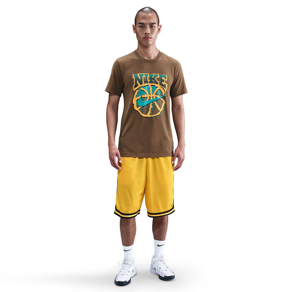 Мужская футболка Nike Dri-FIT Basketball — цвет коричневый, размер 2XL (американский размер)