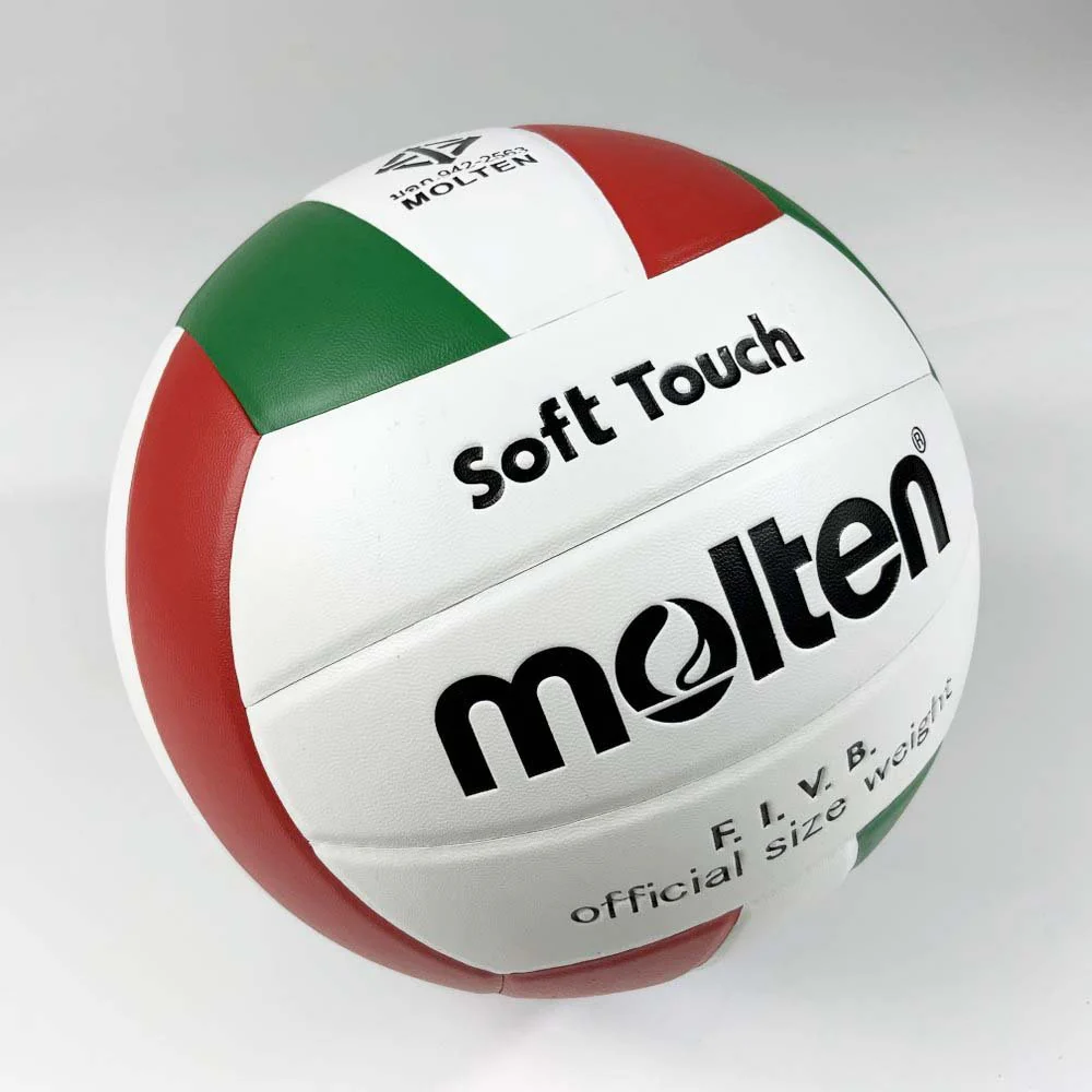 MOLTEN วอลเลย์บอล V5VC ลูกวอลเลย์ หนัง PVC กันน้ำ มีมอก. - Multi color - Volleyball Size 5