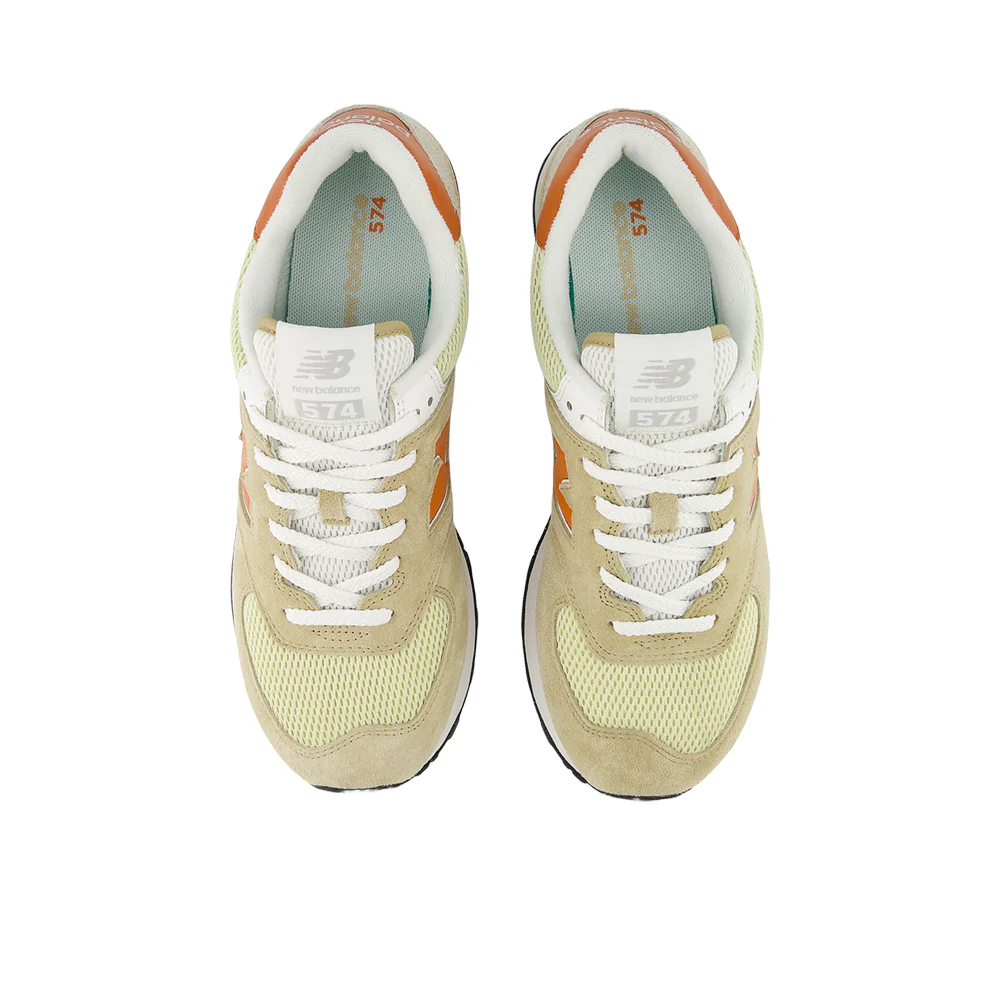 NEW BALANCE 574 Unisex Lifestyle Shoes - Beige - US 10