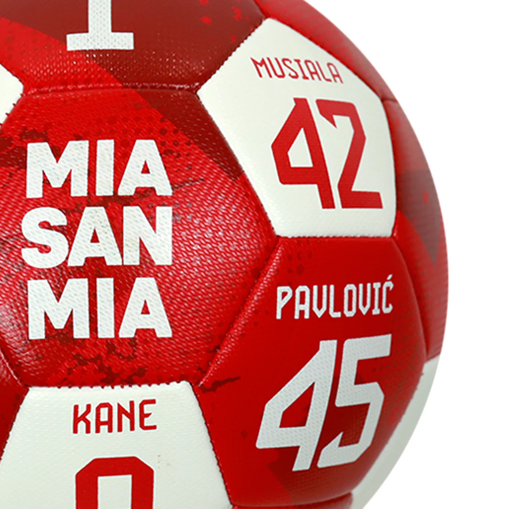 FC BAYERN MUNCHEN Player Signed Football Ball - Red - ONE SIZE