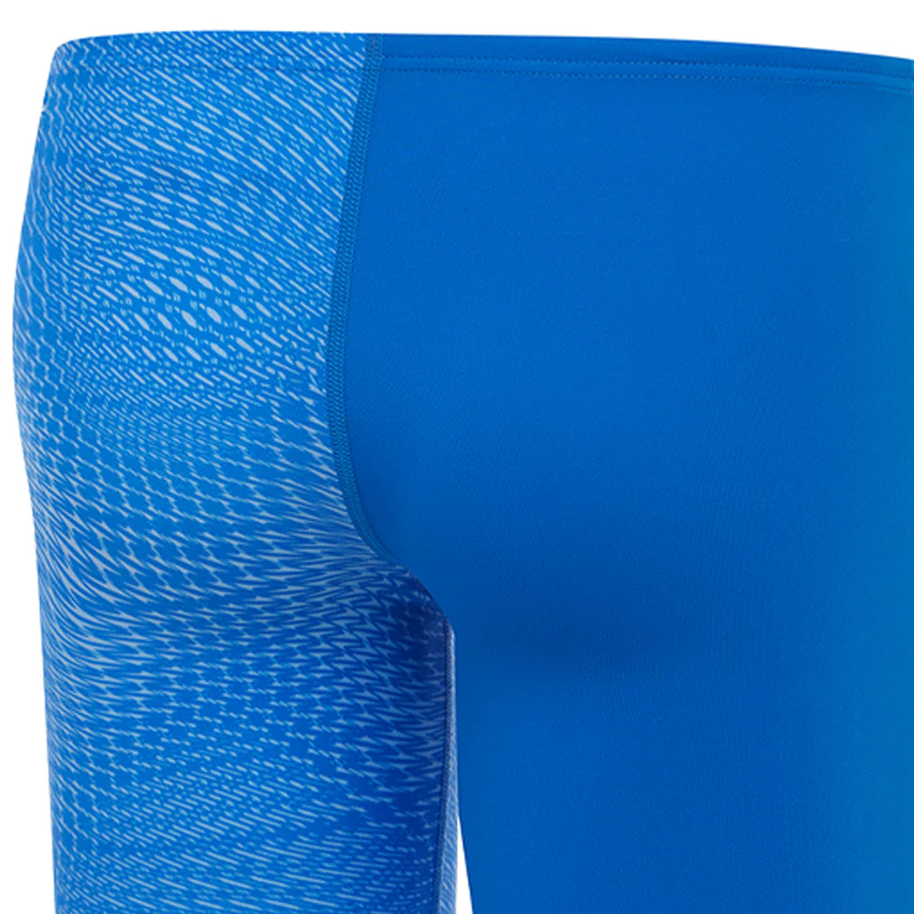 SPEEDO Digital Print V-Cut Jammer Boys Swim Shorts - Blue - 11-12 YEARS