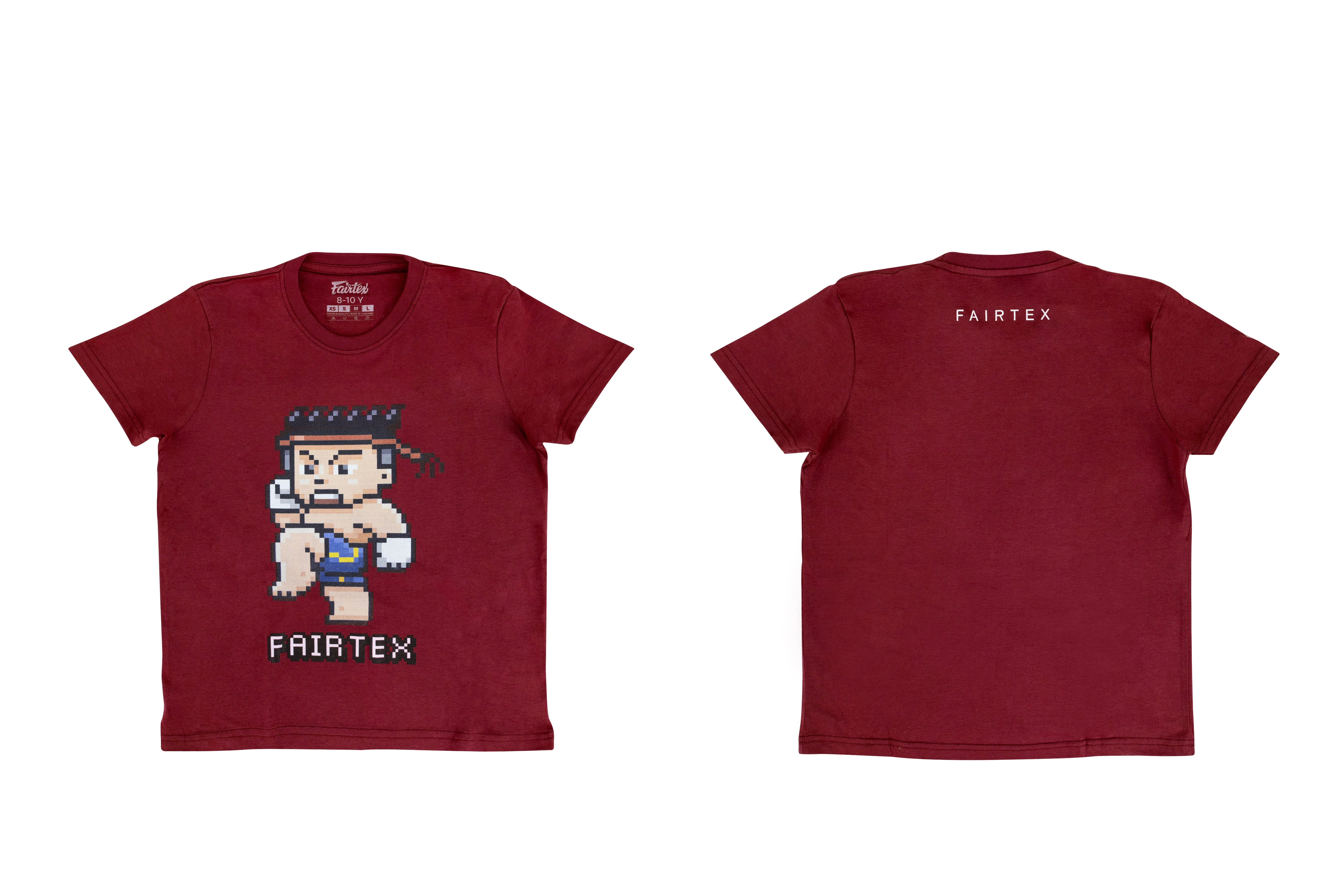 Fairtex Kids T-Shirts - TSTK08 - Red - Red - 10-12 yrs