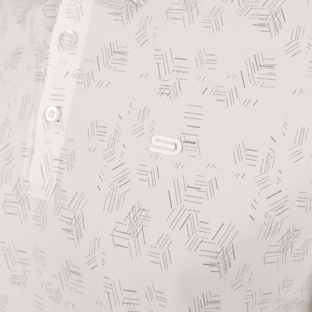 Мужское поло для гольфа 9NINE Basic — цвет белый, размер 2XL (американский размер)