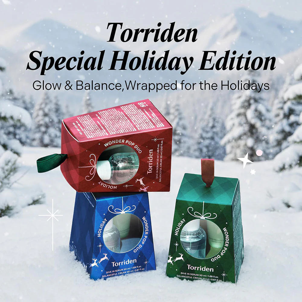 Сыворотка Torriden Set 2 Item Holiday Wonder Pop Duo Green Dive In 50 мл + Cream 20 мл