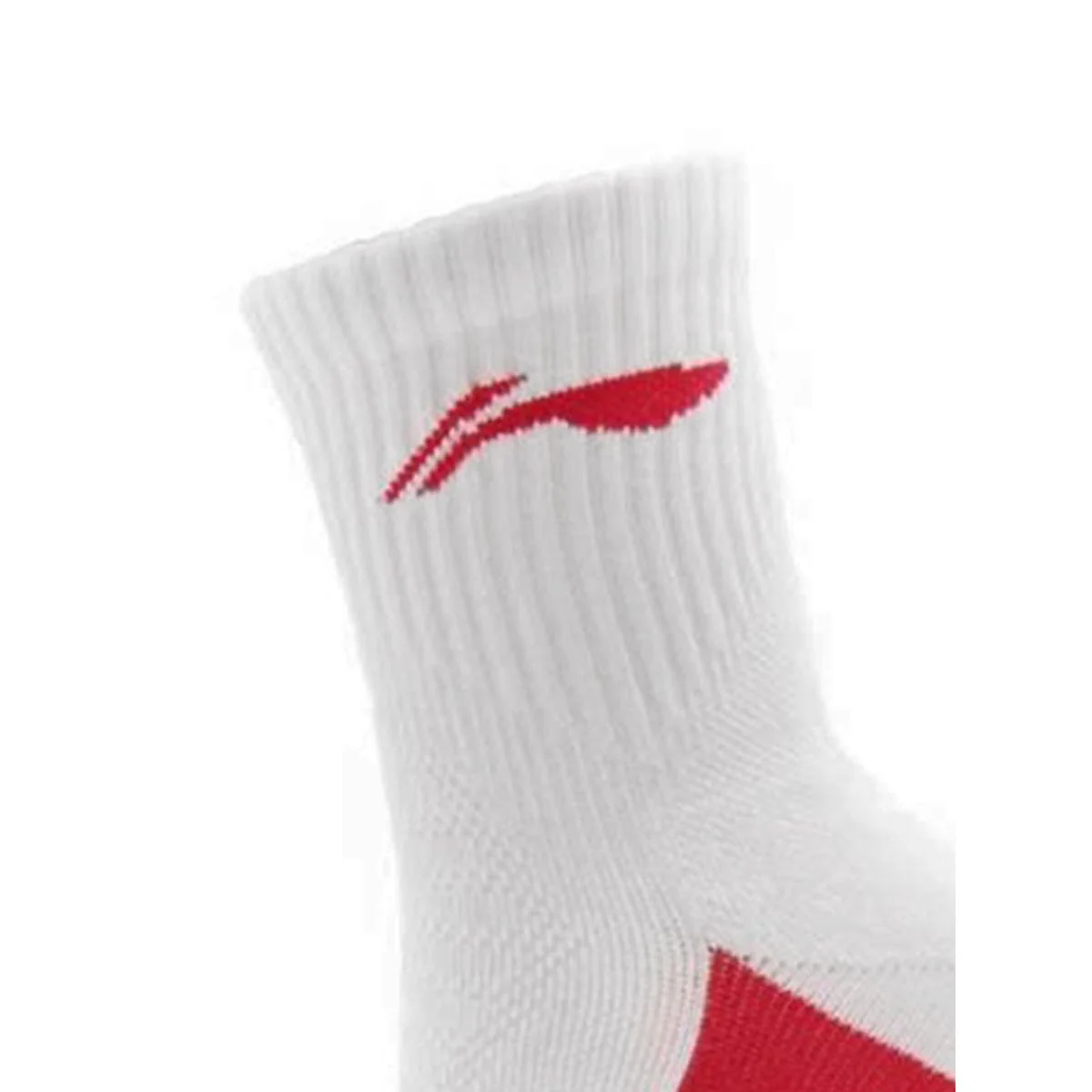 LI-NING AWLR234-1 Unisex Badminton Socks - White - ONE SIZE
