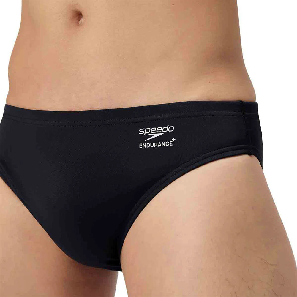 SPEEDO Solid Brief Club Training Men's Swim Shorts - Black - 28 INCHES