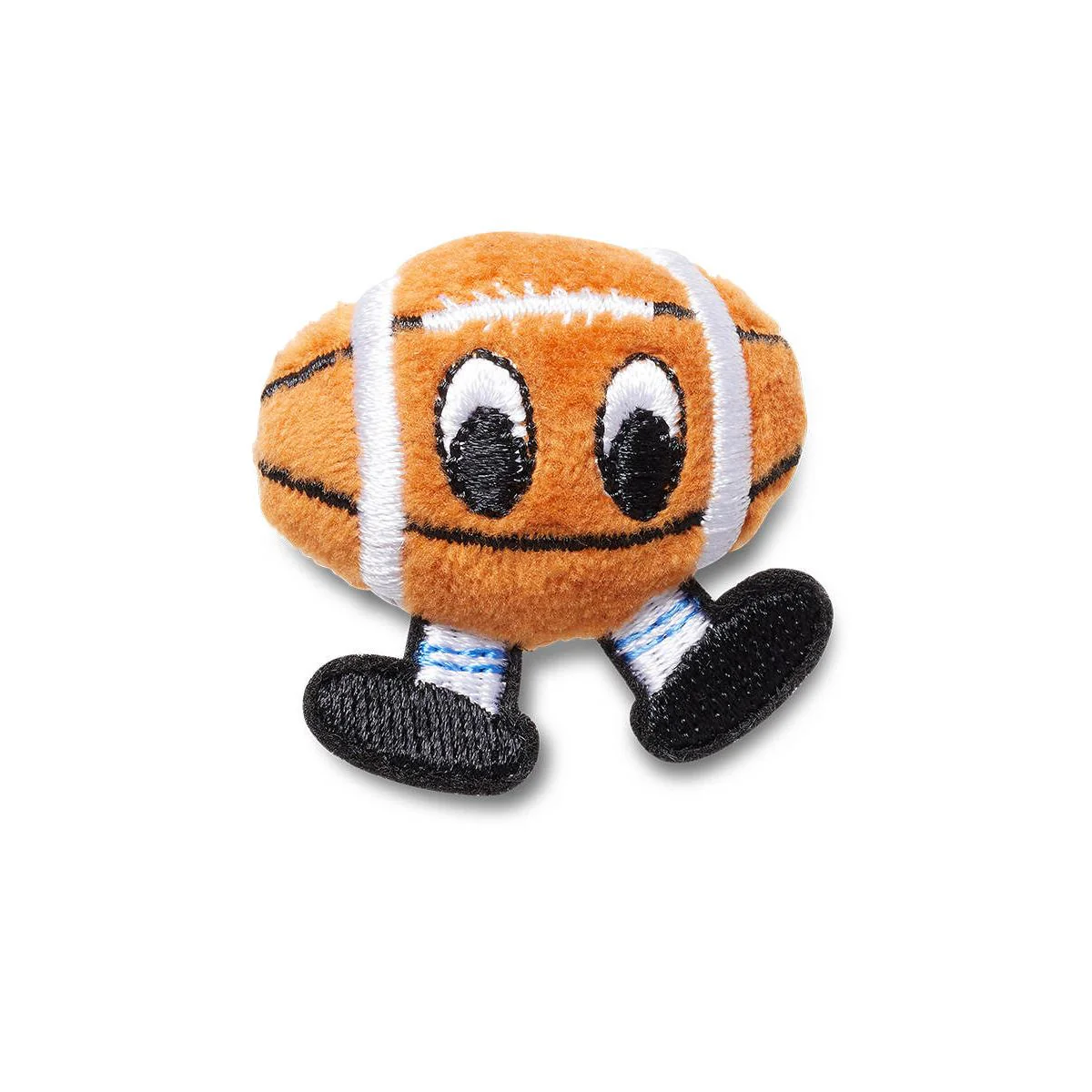 CROCS Jibbitz Plush Football Shoes Charm - Multi Color - ONE SIZE
