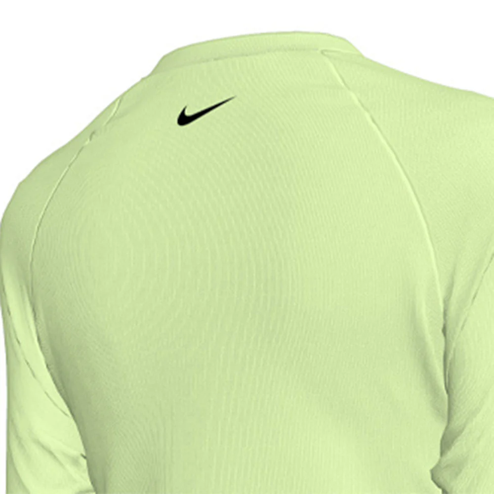 NIKE Long-Sleeve Hydroguard Girls Rashguard - Green - L (US SIZE)