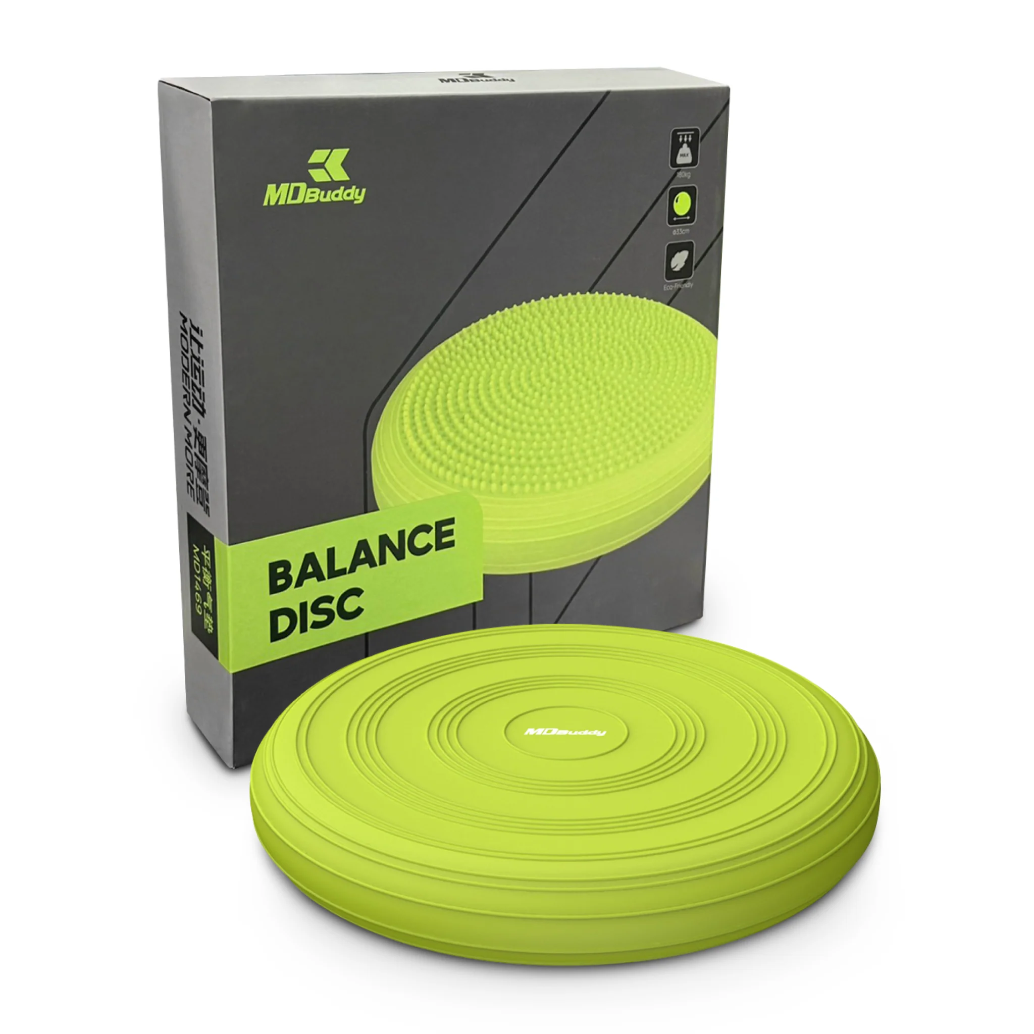 MDBuddy เบาะทรงตัว Balance Disc (MD1469) - Green - ONE SIZE