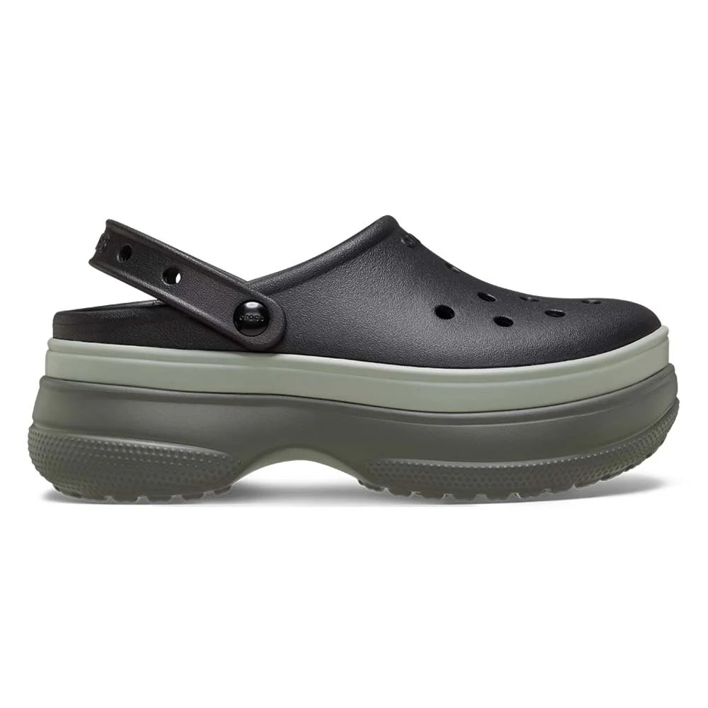 CROCS Classic Stacked Clog Unisex Lifestyle Shoes - Black - M3/W5