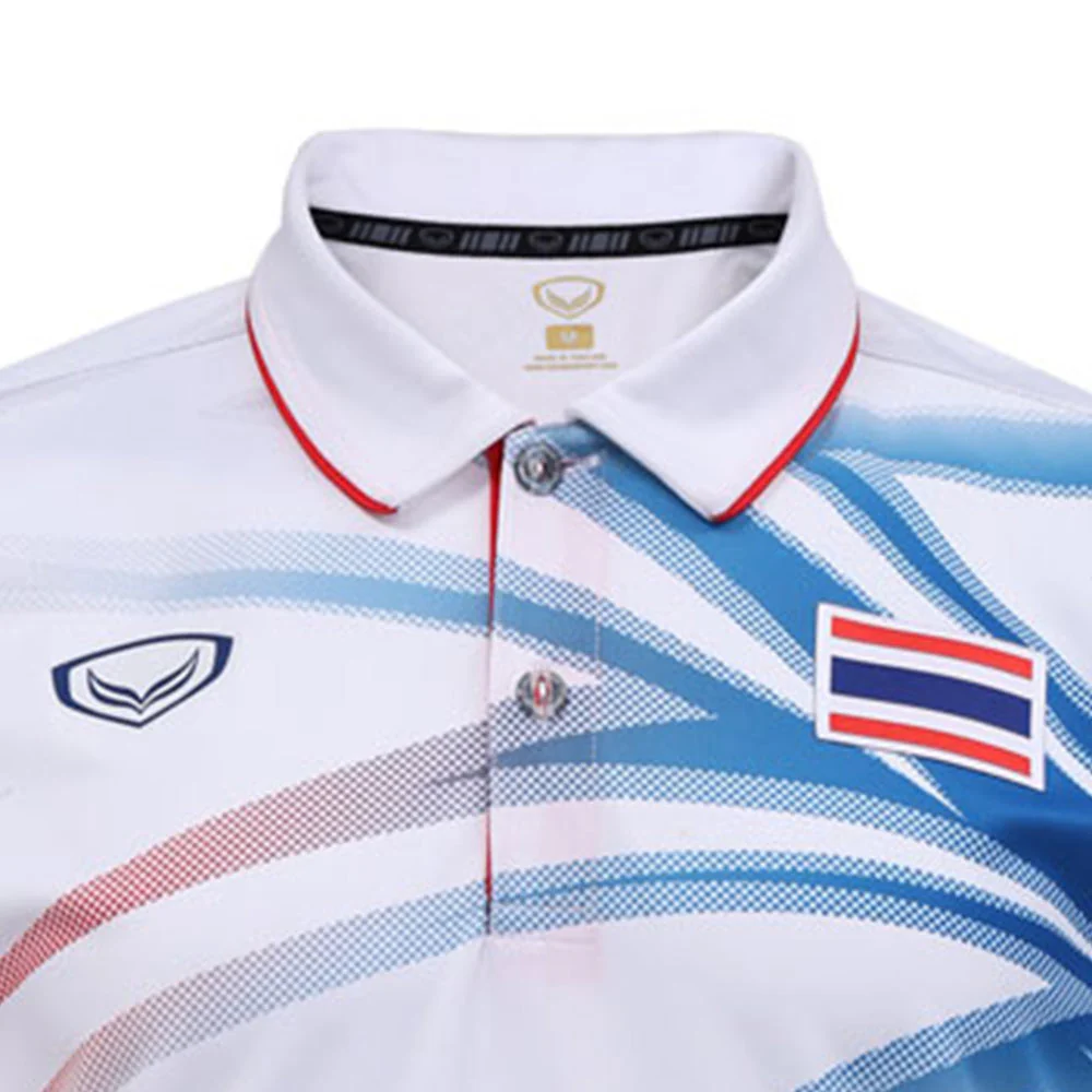 Мужское поло Grand Sport Thai National Team Sea Games 2025 — цвет белый, размер 2XL (азиатский размер)