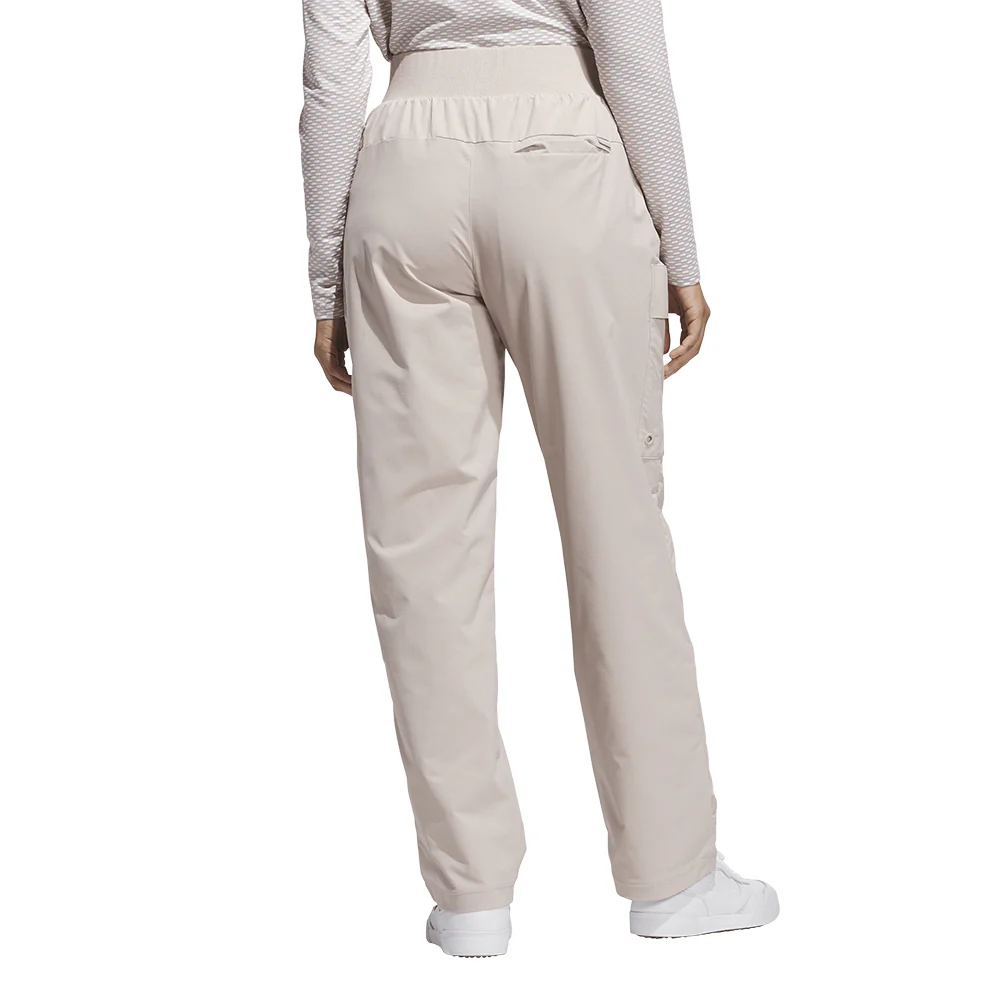 ADIDAS Beyond Twistweave Lined Cargo Women's Golf Pants - Beige - L (ASIAN SIZE)