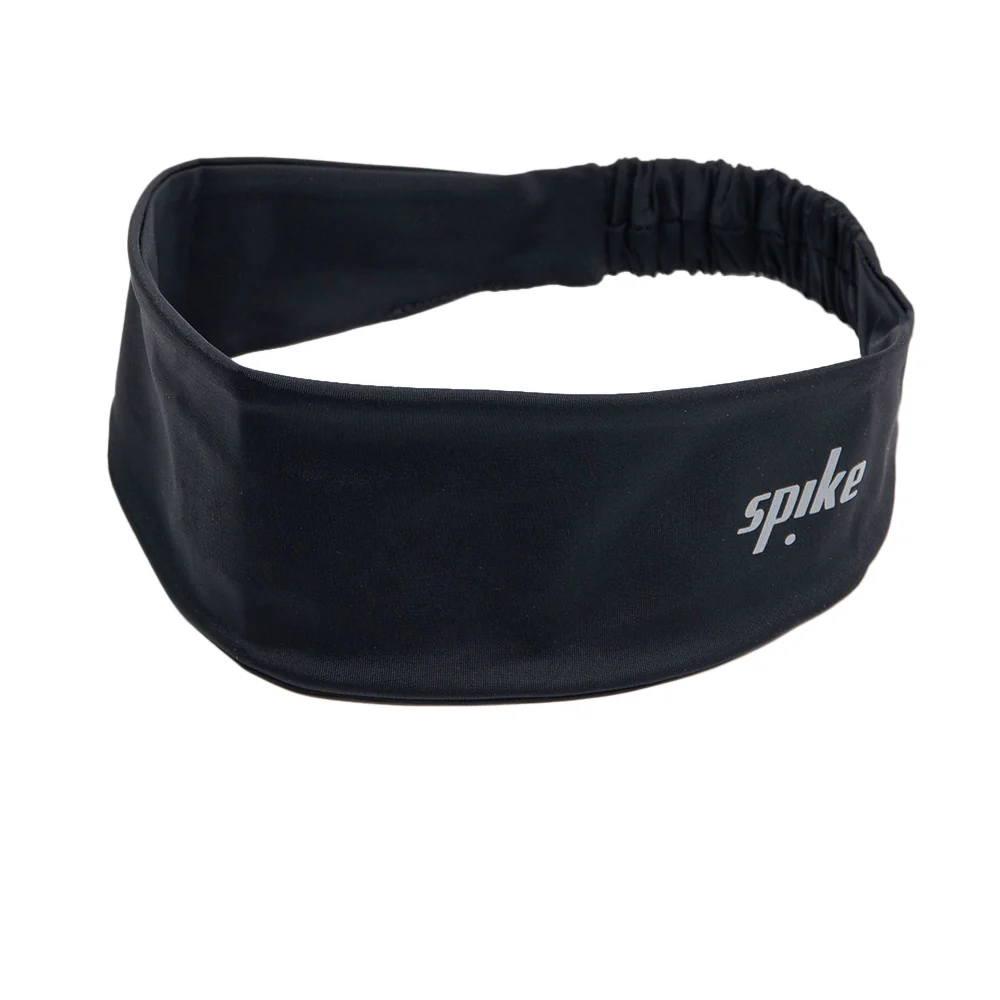 SPIKE Black Unisex Headband
