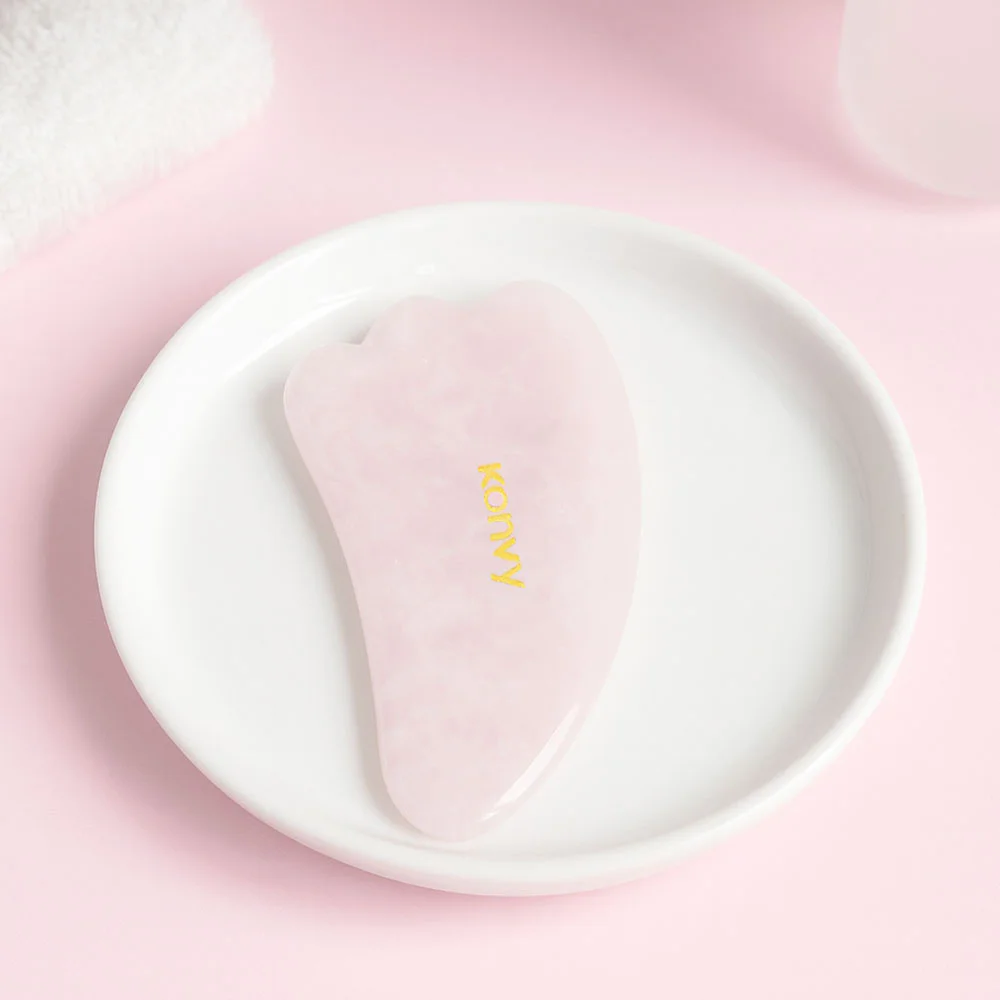 Konvy Rose Quartz Facial Massage Tool